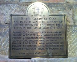 2. Merevale War Memorial